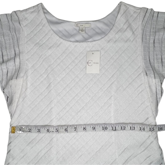 Cato New Dress Midi Striped Road to Rio White Small S NWT - Picture 8 of 14